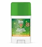 Relec Fuerte Familiar Stick Antimosquitos, Repelente de Mosquitos 50 ml, Eficaz Contra El Mosquito Tigre, Eficacia y Protección Contra las Picaduras de Mosquitos en Zonas Templadas
