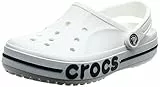 Crocs Zuecos Bayaband para Mujer Y Hombre. Cómodos, Divertidos, Transpirables, Resistentes Y Fáciles De Limpiar. 41-42 EU White/Navy