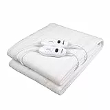 ARDES AR4U140A Calientacamas Matrimonial Eléctrico TERMOKIND Manta Calentadora 2X60W Calientacamas Cama Matrimonial 2 Zonas Calentadora Manta Eléctrica 100% Poliéster Lavable a Mano