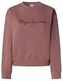 Pepe Jeans Baddy Sudadera, Rosa (Mauveglow Pink), XL para Mujer
