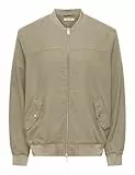 ONLY & SONS Onsrenato Life CTN Linen Jacket Otw, Sarga, M Hombres