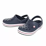 Crocs Crocband Clog K, Zuecos Unisex niños, Multicolor Navy Red, 32/33 EU