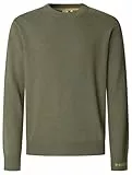 Pepe Jeans Andre Crew Neck Prendas de Punto, Verde (Verde Militar), M para Hombre