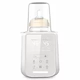 Vuxava Calienta Biberones Portátil 8-en-1 – Calentador de Biberones con Esterilizador, Función Descongelado, Luz Nocturna, Temporizador – Para Casa y Coche