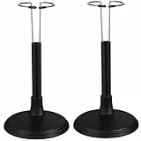 Toyvian 2piezas Soporte para Muñecas Organizador De Exhibición para Hogar y Tienda Base Telescópica para Muñecas y Figuras