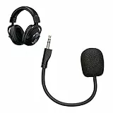 kwmobile Micrófono Compatible con Logitech G Pro X - Microfono Repuesto para Auriculares Gaming - negro