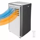 Cecotec Aire Acondicionado Portátil con Mando a Distancia y Bomba de Calor ForceClima 9400 Heating. 9000 BTU, Pantalla LED, 5 Modos, Deshumidificación, Cobertura 20-25m2