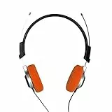 Gioteck - TX20 - Vintage Cascos Gaming, Cable Audio Jack 3,5 mm, Control de sonido, Driver 23 mm, Cascos con Microfono para PS4, Xbox One, Nintendo Switch y PC (Naranja) (PS4)