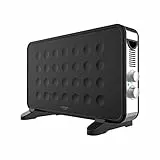 Cecotec Radiador Eléctrico Bajo Consumo Ready Warm 6550 Turbo Design. 2000 W, Termostato regulable, 4 Modos, Soporte de pie, Protección sobrecalentamiento, 20m2