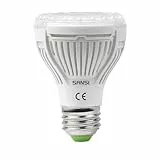 SANSI Lampara de Plantas, Bombilla de Crecimiento LED 10W E27, Luz Plantas Interior de Espectro Completo, Tecnológico COC, Ángulo de Haz 60°, PPF 16 μmol/s, Cobertura Vegetal: 2x1 Sq Ft