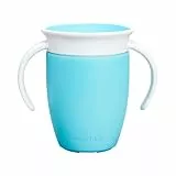 Munchkin Miracle 360° Vaso De Entrenamiento Con Asas, color Azul, 207 ml