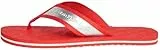 Calvin Klein Jeans Chanclas Beach Sandal Hombre Zapatillas de baño, Rojo (Fiery Red/Metallic Foil), 40
