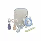 Bebeconfort neceser de aseo para bebé, kit de cuidado del recién nacido con termómetro, tijeras, cortaúñas, peine y cepillo para bebés, idea de regalo para recién nacidos, color barco de Papel