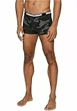 Urban Classics 2-Pack Camo Boxer Shorts Hombre Set de Boxers Camuflaje M 95% algodón, 5% elastán
