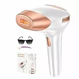 21J Depiladora Laser, IPL Depiladora de Luz Pulsada, 9 Niveles Energía Laser Depilacion para Mujeres Hombres y Cuerpo - 999,900 Flashes