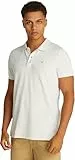 Tommy Jeans TJM Slim Placket Polo Ext Dm0dm20676 Polo, Grey (Grey Htr), XXL para Hombre