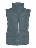 NOISY MAY NMDALCON S/L Short Vest Noos Steppweste, Stormy Weather, Mujer