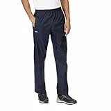 Regatta Waterproof - Pantalones para hombre, tamaño S, color azul