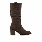 MTNG Botas de tacón Mujer Botas de tacón MIRIANA 59357 Mujer | Botas de tacón Casual | Cierre con Cremallera | 58297 | Moka