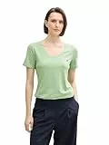 TOM TAILOR 1046579 Camiseta, 37116-True Green, L Mujeres