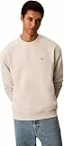 Calvin Klein LS EU 350terry Monogram Cn Swtsh Lv04rc296g Sudaderas, White(Chalk), L para Hombre
