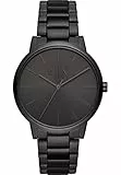 Armani Exchange Reloj hombre, Movimiento cronógrafo de cuarzo y caja de 42mm con correa de acero inoxidable, Grafito