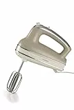 Ariete 1548 Batidora Vintage, 450W, 5 velocidades, Función turbo, 2 varillas, Beige