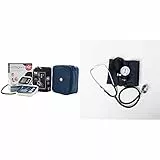 Pic Solution EasyRAPID Esfigmomanómetro Monitor de Presión Arterial, unisex, Color Blanco, 1 Unidad (Paquete de 1) + Classicstethomed Kit de Medidor Manual y Estetoscopio 900 g