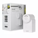 Nuki Smart Lock 3.0 para cilindro de perfil europeo, cerradura de puerta inteligente para acceso sin llave sin necesidad de atornillar ni taladrar, cerradura de puerta electrónica reequipable, color