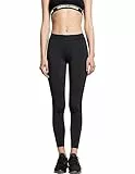 Urban Classics Ladies Tech Mesh Stripe Leggings, Mujer, Negro (Black 7), M