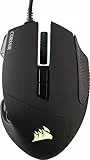 Corsair SCIMITAR RGB ELITE Ratón con Cable para Juegos MOBA/MMO - 18.000 PPP - 17 Botones Programables - Compatible con iCUE - PC, Mac, PS5, PS4, Xbox - Negro