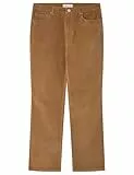 Springfield Pantalón Kick Flare de Pana Vaqueros, Marrón Dorado, 38W/27L para Mujer