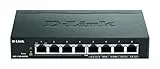 D-Link DGS-1100-08PV2/E, Switch Smart 8 Puertos Gigabit, PoE, Power Over Ethernet, Gestión Web, Layer 2, VLAN, IGMP Snooping, VoIP VLAN, QoS, Seguridad Red - Cable de alimentación de la UE