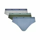 Dim Organic Cotton Stretch | Calzoncillos para Hombre en algodón orgánico Stretch x3 | Soporte Diario | Certificado Oeko-Tex | Confort ecológico y Duradero, Multicolor, XL
