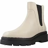 Geox D Felleny C, Bota de Tobillo Mujer, Lt Taupe Black, 40 EU