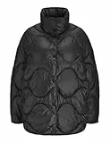 JJXX Jxstella Shiny Quilted Jacket Otw Sn Chaqueta Acolchada, Negro, XL Mujeres