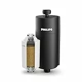 PHILIPS AWP1775BK/37 - Filtro de agua para cabezal de ducha, color negro