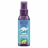 Aussie SOS Hair Rescue All In One Aceite Capilar 100ml Desenreda Y Suaviza El Pelo, Ayuda A Prevenir Las Puntas Abiertas Y Mantiene El Cabello Hidratado Durante 100 Horas. Fórmula Vegana