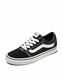 Vans Ward, Zapatillas Mujer, Black and White, 38 EU