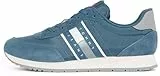 Tommy Jeans Zapatillas para Hombre Runner Sneaker Zapatillas de Deporte, Azul (Ocean Storm), 44