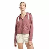Lee Zip Through Hoodie Sudadera con Capucha, Granate, L para Mujer