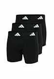 adidas Boxer Brief (3pk) -Active Flex Cotton Ropa Interior, 000 Negro, XL (Pack de 3) Hombres