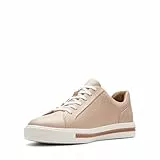 Clarks - Un Maui Lace, Zapatos de Cordones Derby Mujer, Beige (Nude Leather -), 39.5 EU
