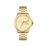Lacoste Reloj Analógico de Cuarzo para Hombre Colección LE Croc con Correa de Acero Inoxidable de Color Dorado - 2011133