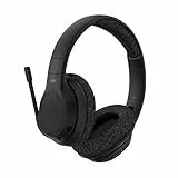 Belkin SoundForm Adapt Auriculares con Micrófono, tecnología multipunto, 65 Horas de reproducción, Bluetooth o USB-C cable, ENC, cascos inalambricos para oficina, PC, portátil, tablet, móvil