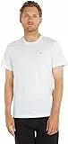 Tommy Jeans TJM XSLIM Jersey tee DM0DM04411 Camiseta de Manga Corta, Blanco (Classic White), M para Hombre