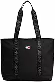 Tommy Jeans Bolso Tote Mujer Daily mediano, Negro (Black), Talla Única
