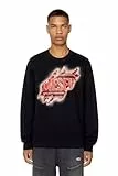 Diesel S-ginn-e9 Sudadera, Negro (E3784-0ddai), S Hombre