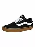 Vans Hombre Zapatillas De Lona Brooklyn, Black/Gum, 45 EU