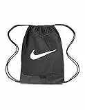 NIKE DM3978-010 NK BRSLA DRAWSTRNG - 9,5 (18L) Sports backpack Unisex Adult Negro/negro/blanco Tamaño Uni